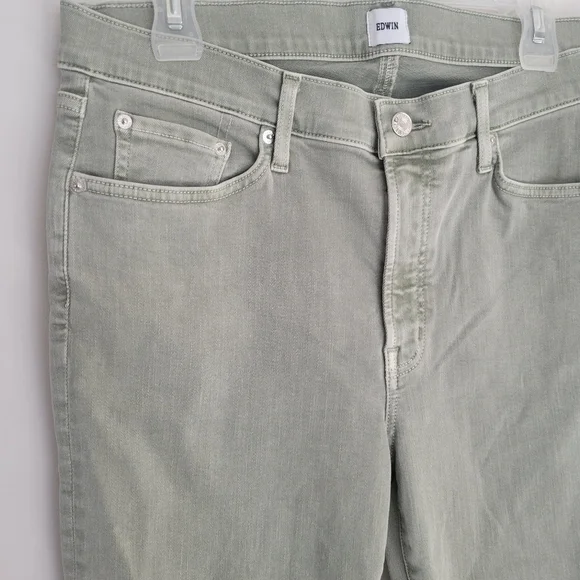 Edwin Bree Jeans in Sage Sz 32 NWT - Picture 2 of 9